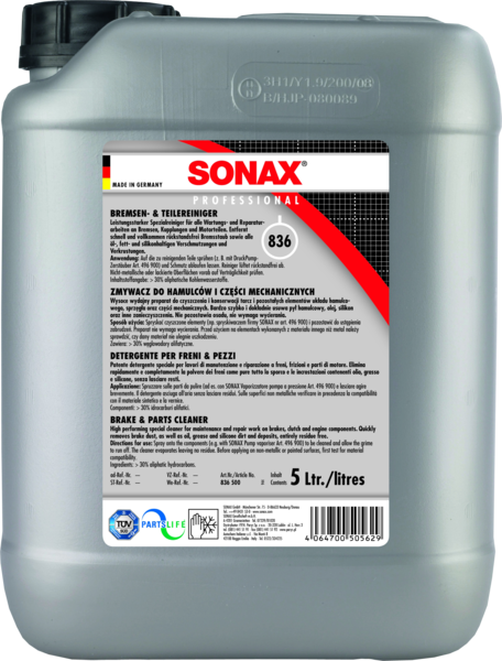 SONAX Professional Jarru- ja osienpuhdistusaine 5l